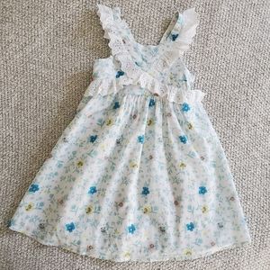 Floral/Eyelet Summer Dress
